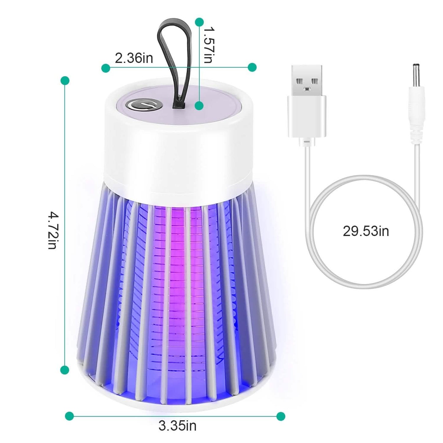 Tragbare elektrische LED-Mückenlampe gegen Insekten