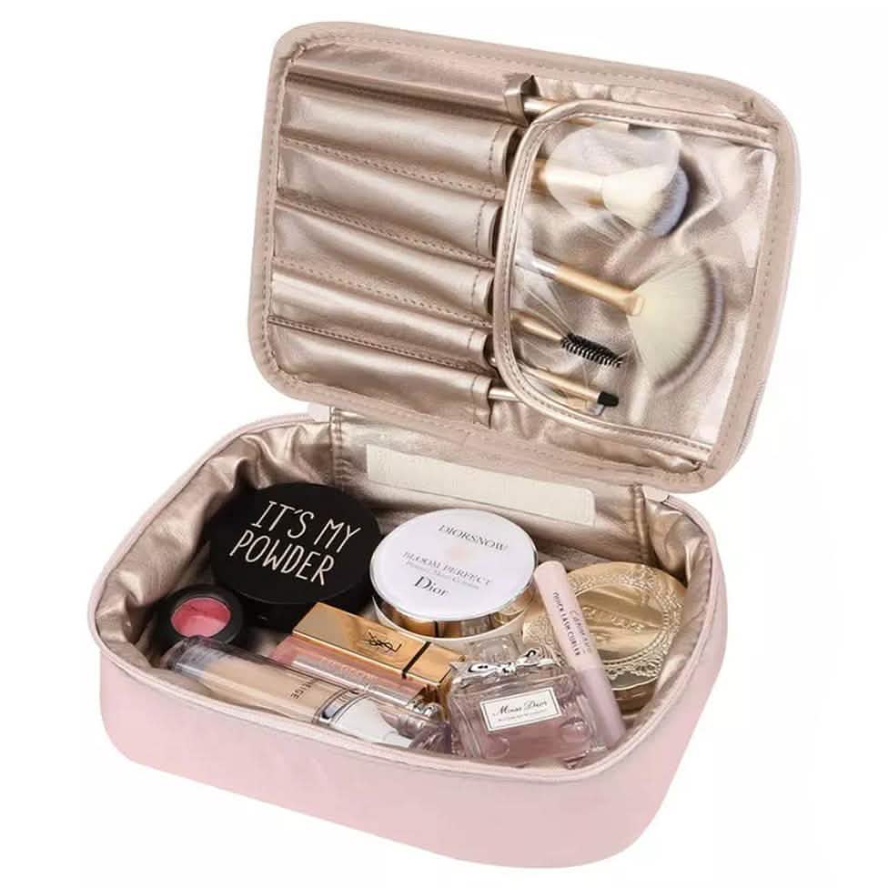 Tragbare Make-up-Schminktasche, multifunktionaler Kosmetik-Organizer, Kulturbeutel
