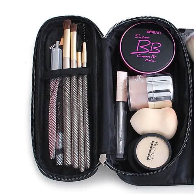 Tragbarer Make-up-Pinsel-Organizer Make-up-Pinsel-Tasche