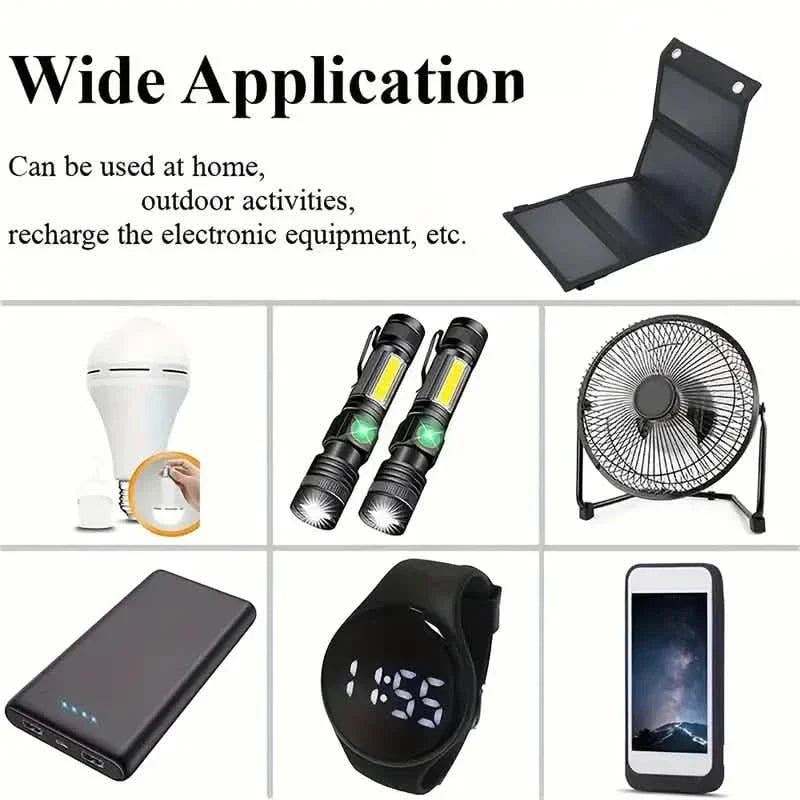 Tragbare faltbare USB-Solarpaneele