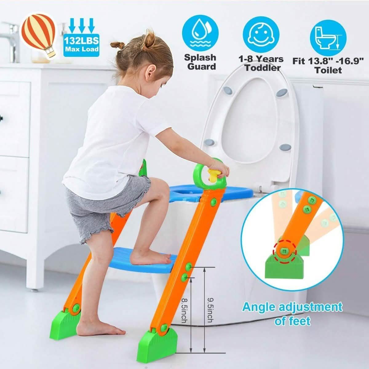 Toilettentrainingssitz mit Treppe