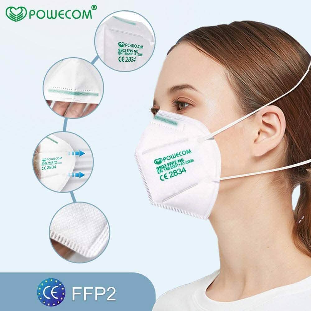 Powecom FFP2 Atemschutzmasken