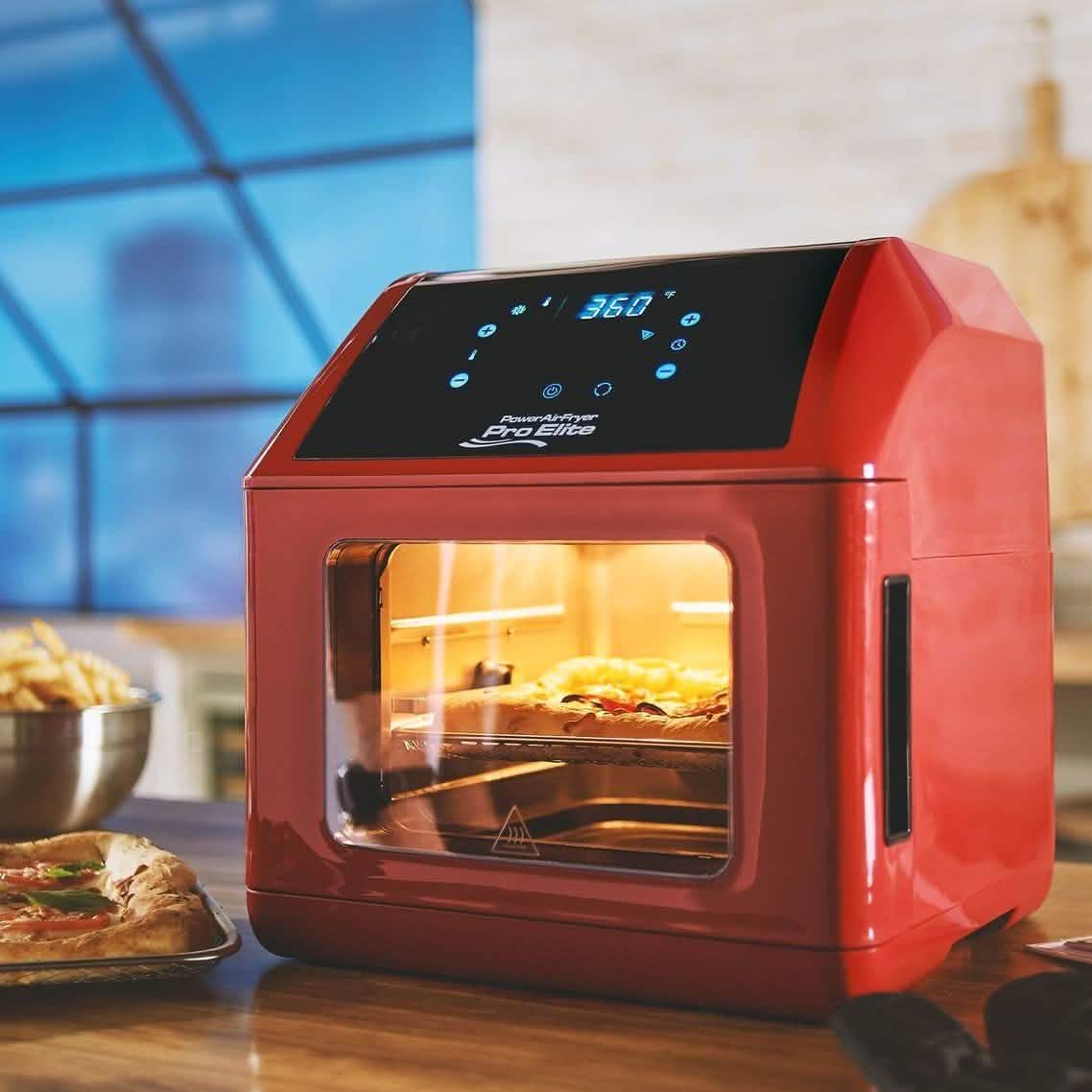 Power Air Fryer 10-in-1 Pro Elite Oven 5,7 l mit Kochbuch (Generalüberholt)
