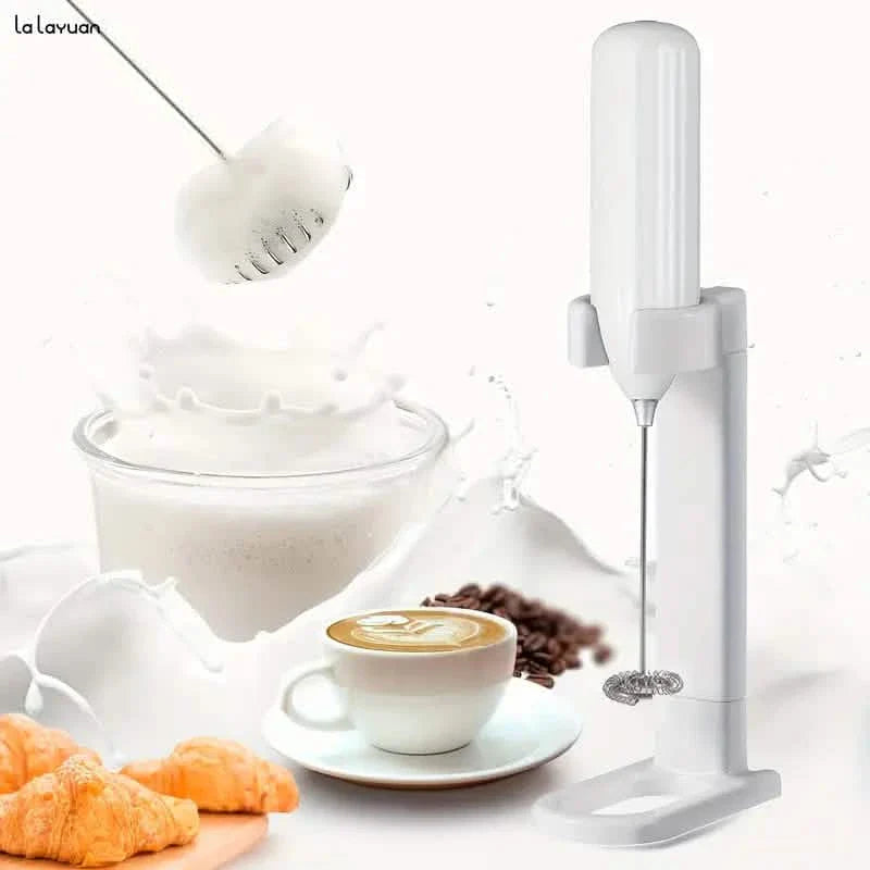 Leistungsstarker elektrischer Milchaufschäumer Edelstahl Getränkemixer