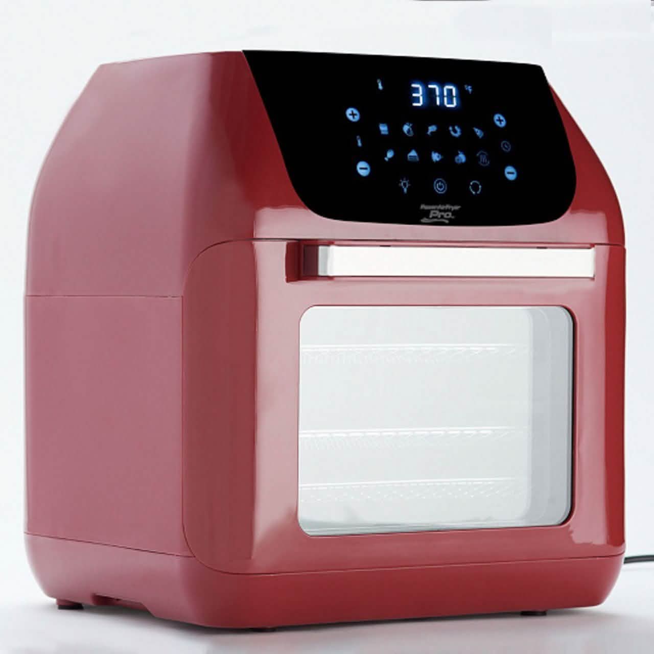 PowerXL 10-in-1 1500W 5,7L Pro XLT Heißluftfritteuse Ofen mit Drehspieß