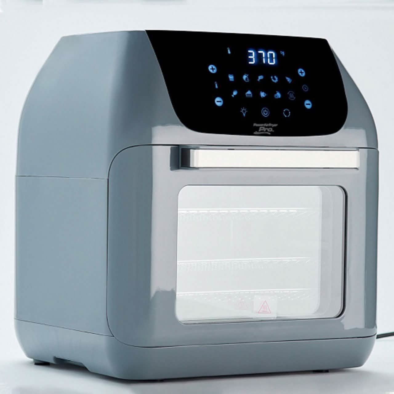PowerXL 10-in-1 1500W 5,7L Pro XLT Heißluftfritteuse Ofen mit Drehspieß