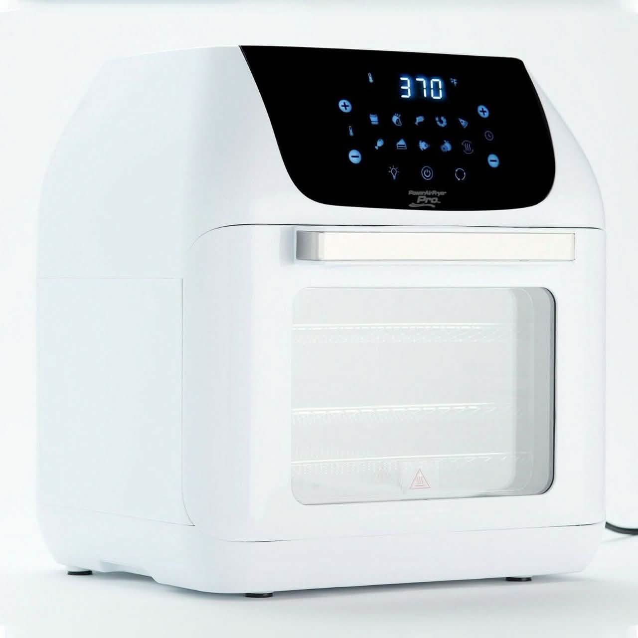 PowerXL 10-in-1 1500W 5,7L Pro XLT Heißluftfritteuse Ofen mit Drehspieß