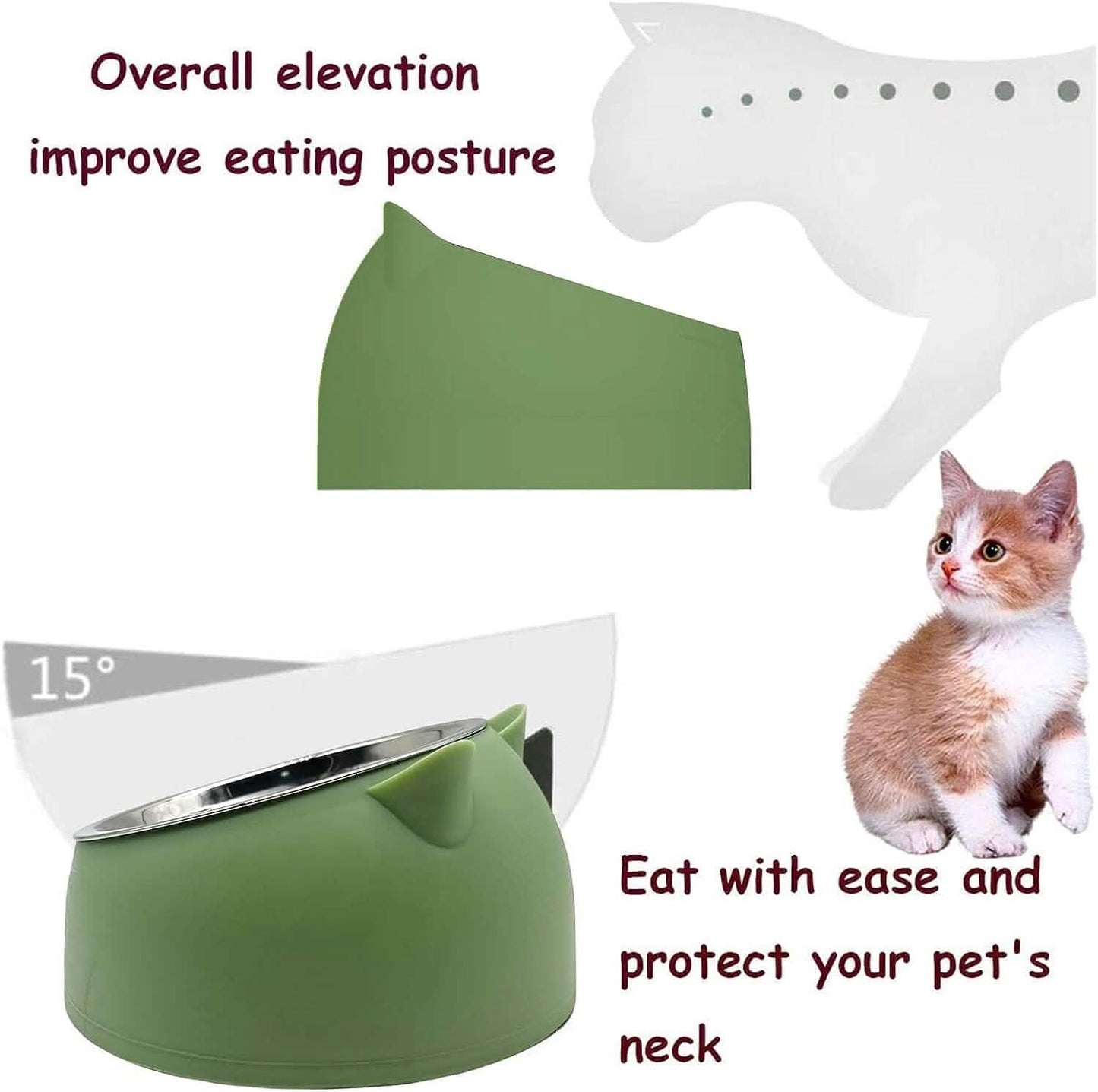 Premium-Edelstahl-Futter-/Wassernäpfe für Katzen & Hunde – rutschfester Boden