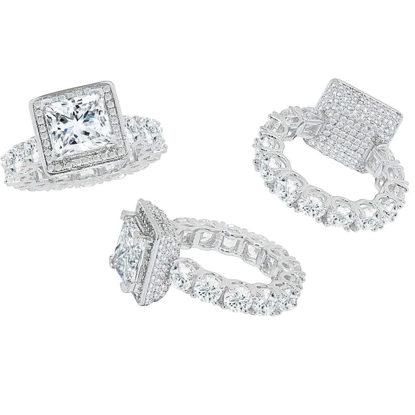 Prinzessin Halo Ewigkeit Ring