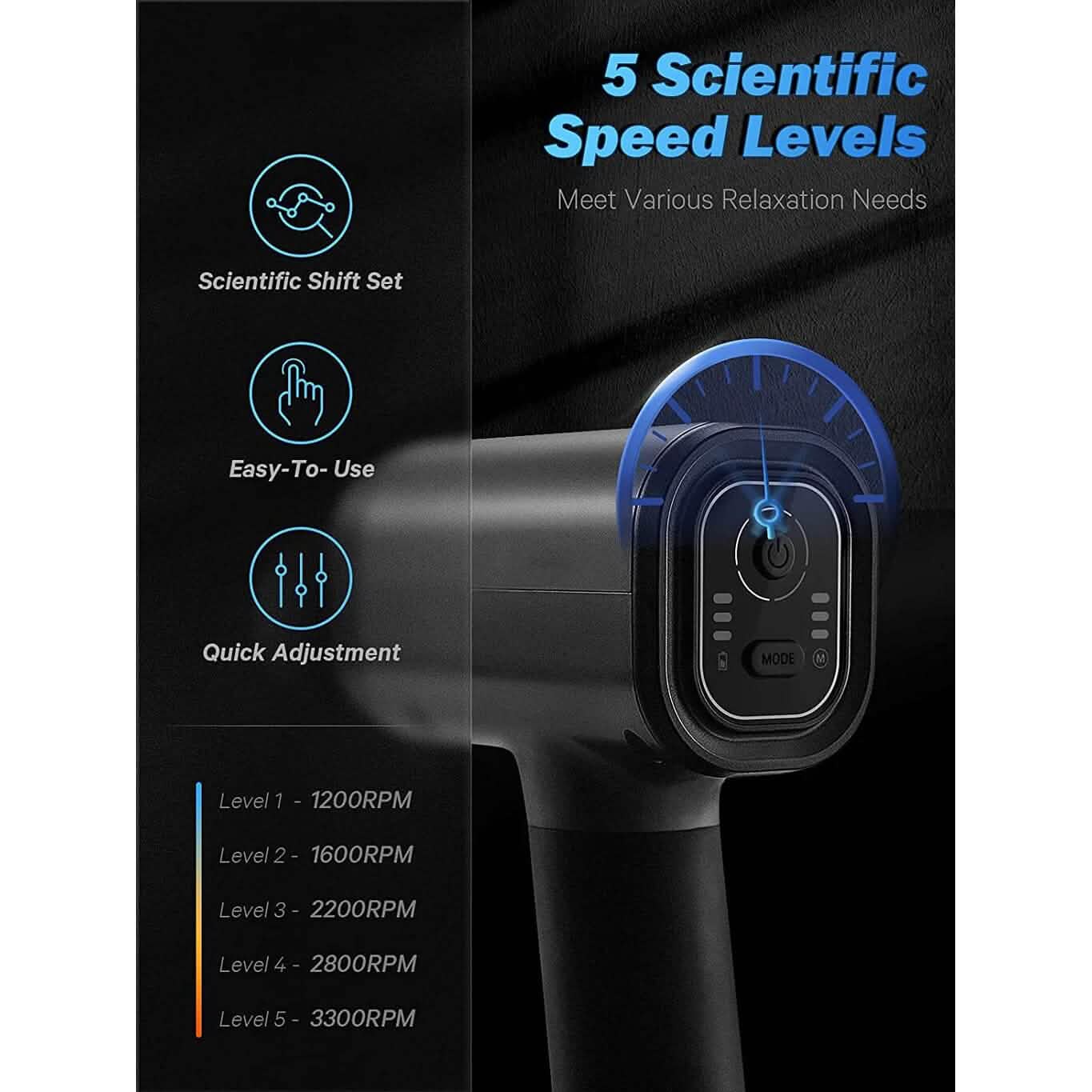 Professionelle Massagepistole für Sportler