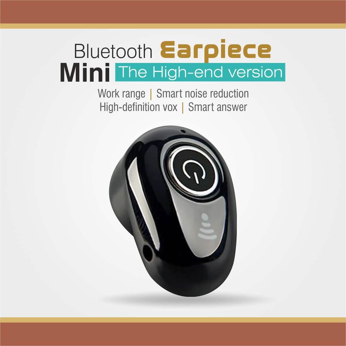 Professioneller kabelloser Mini Invisible Bluetooth 10.0 Stereo In-Ear Kopfhörer