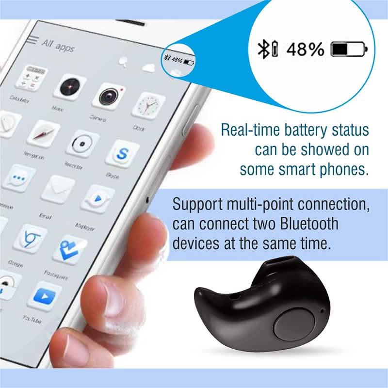 Professioneller Mini-unsichtbarer kabelloser Bluetooth-Ohrhörer