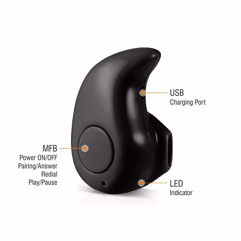 Professioneller Mini-unsichtbarer kabelloser Bluetooth-Ohrhörer