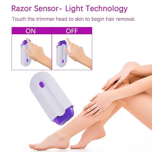 Professionelles schmerzfreies Haarentfernungs-Kit Laser Touch Epilierer