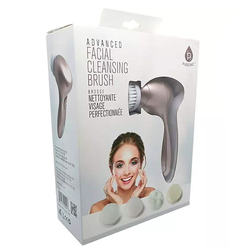 Pursonic 4-in-1 Premium Gesichtsreinigungsbürste und Massage-Kombi-Set