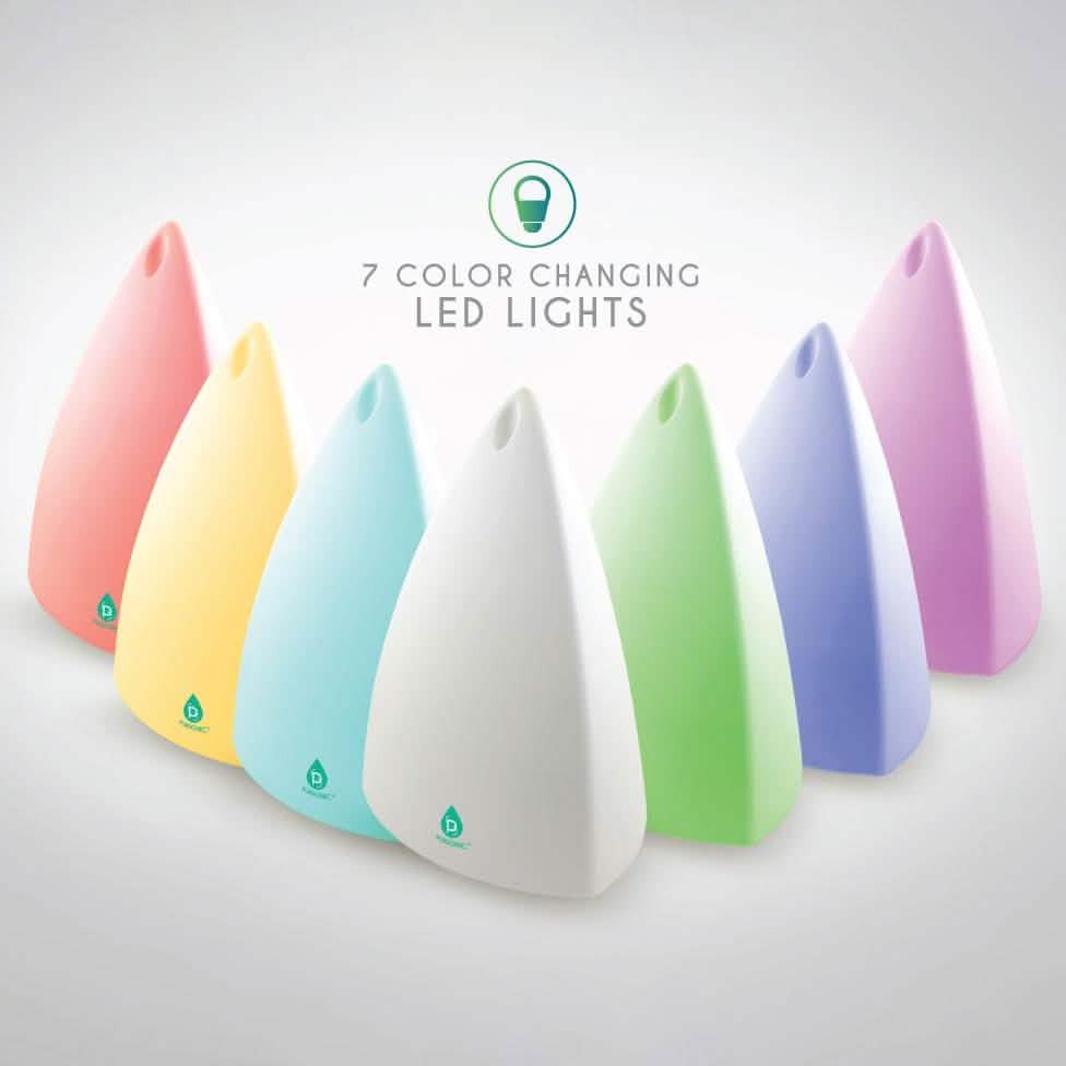 Pursonic Aroma Diffuser mit Fernbedienung und 6er-Set Aromatherapieöle
