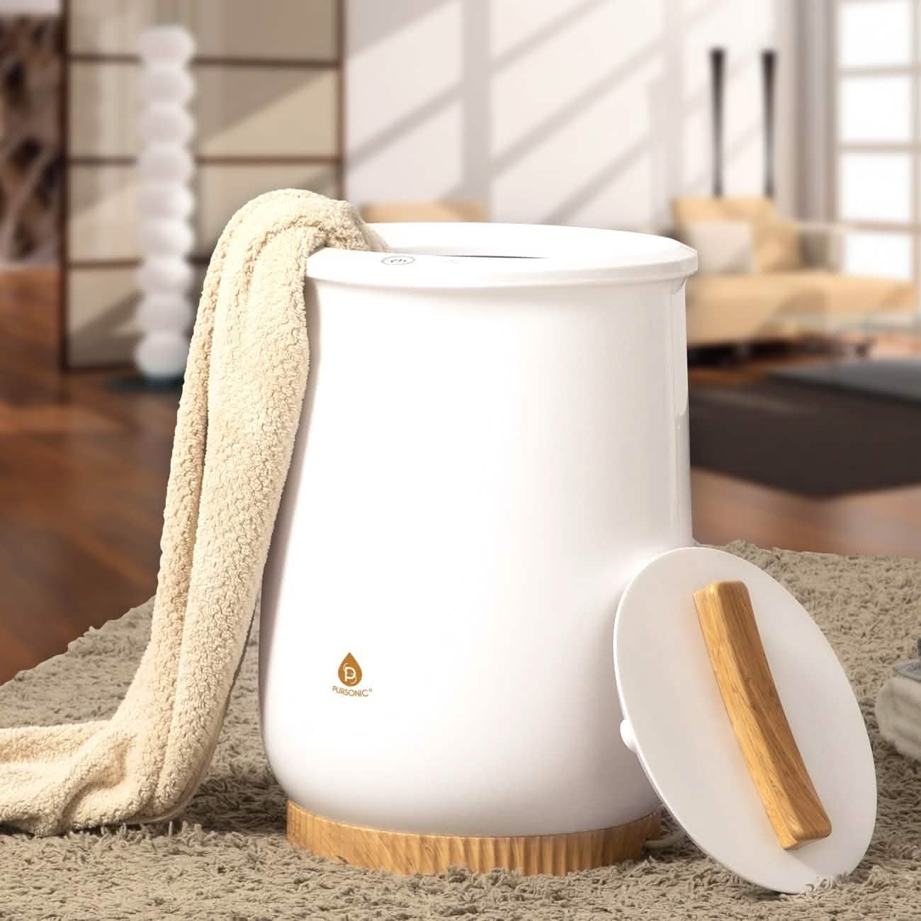 Pursonic Eimer-Stil Großer Handtuchwärmer