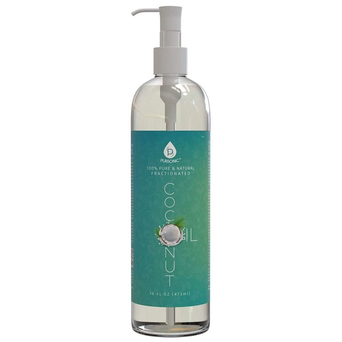 Pursonic Handmassagegerät und Pursonic 100% reines fraktioniertes Kokosöl