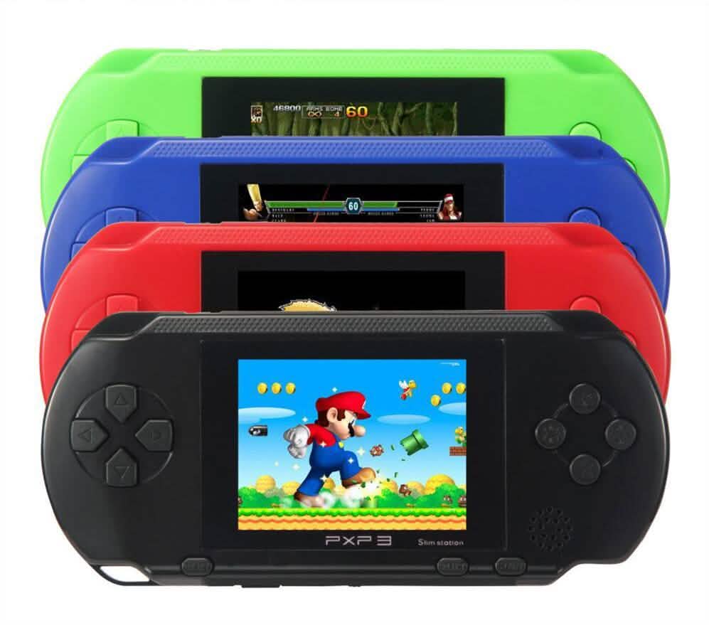 PXP3 Tragbares Handheld-Videospielsystem mit über 150 Spielen