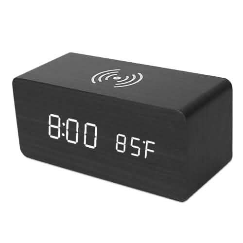 Qi Wireless Ladegerät Digitalwecker
