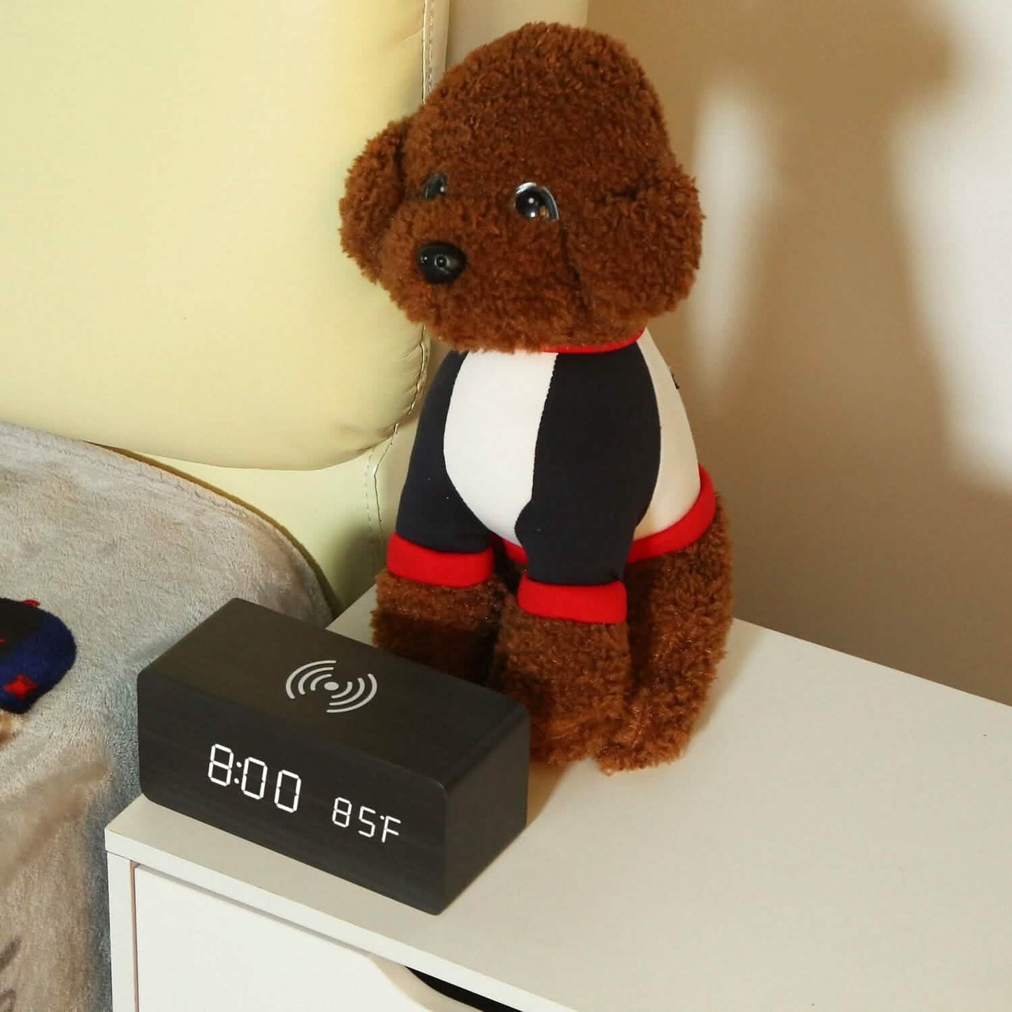 Qi Wireless Ladegerät Digitalwecker