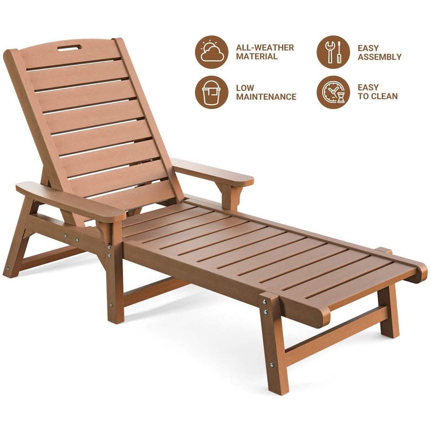 QOMOTOP Gartenliege