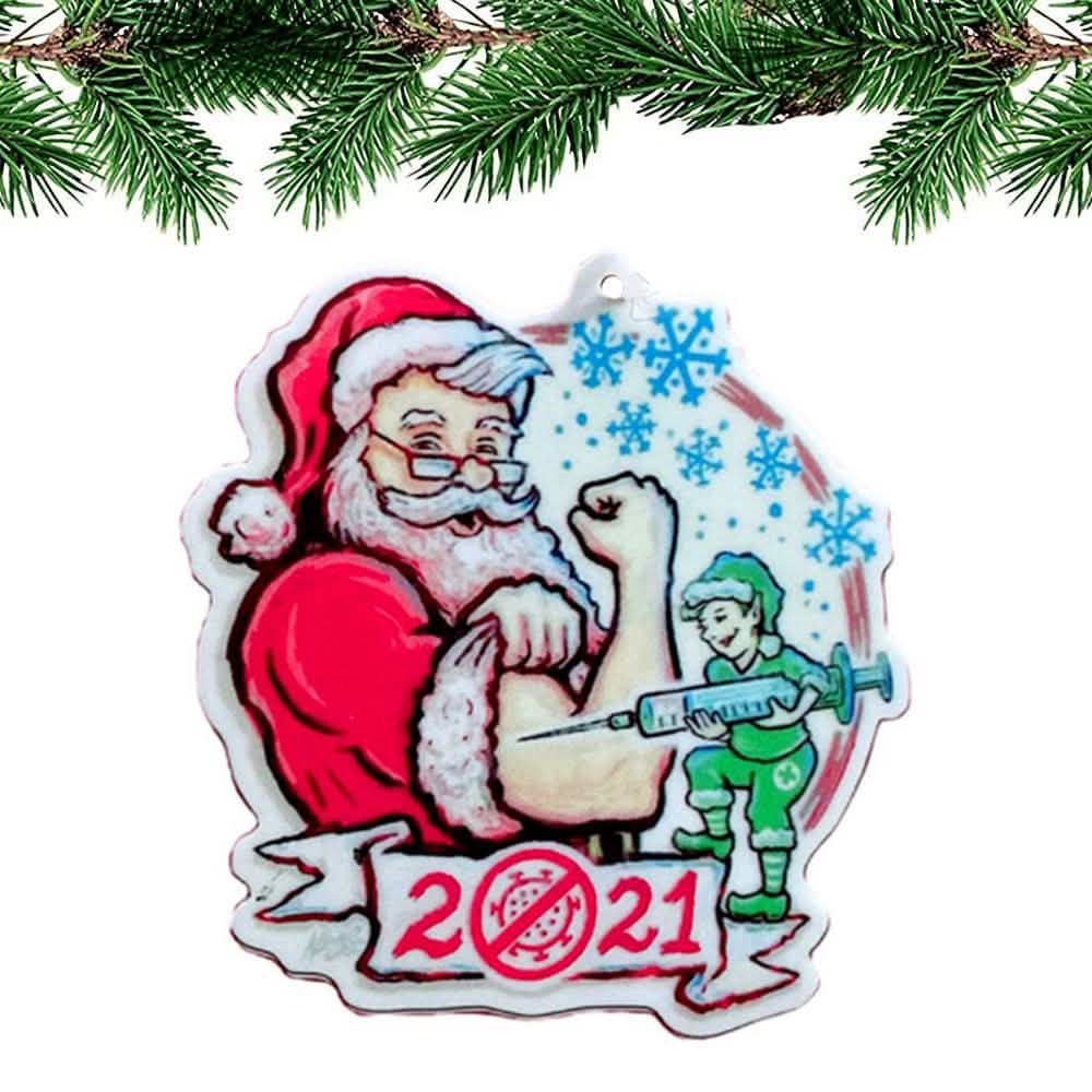Quarantäne-Spezial Familien-Weihnachtsornamente, personalisierte Geschenke