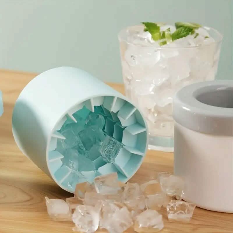 Silikon-Eiswürfelform für den Schnellfroster