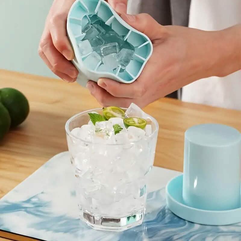 Silikon-Eiswürfelform für den Schnellfroster
