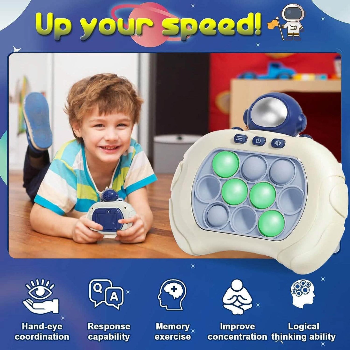 Schnelles Push Pop Spiel – die Fidget Toys Pro für Kinder und Erwachsene