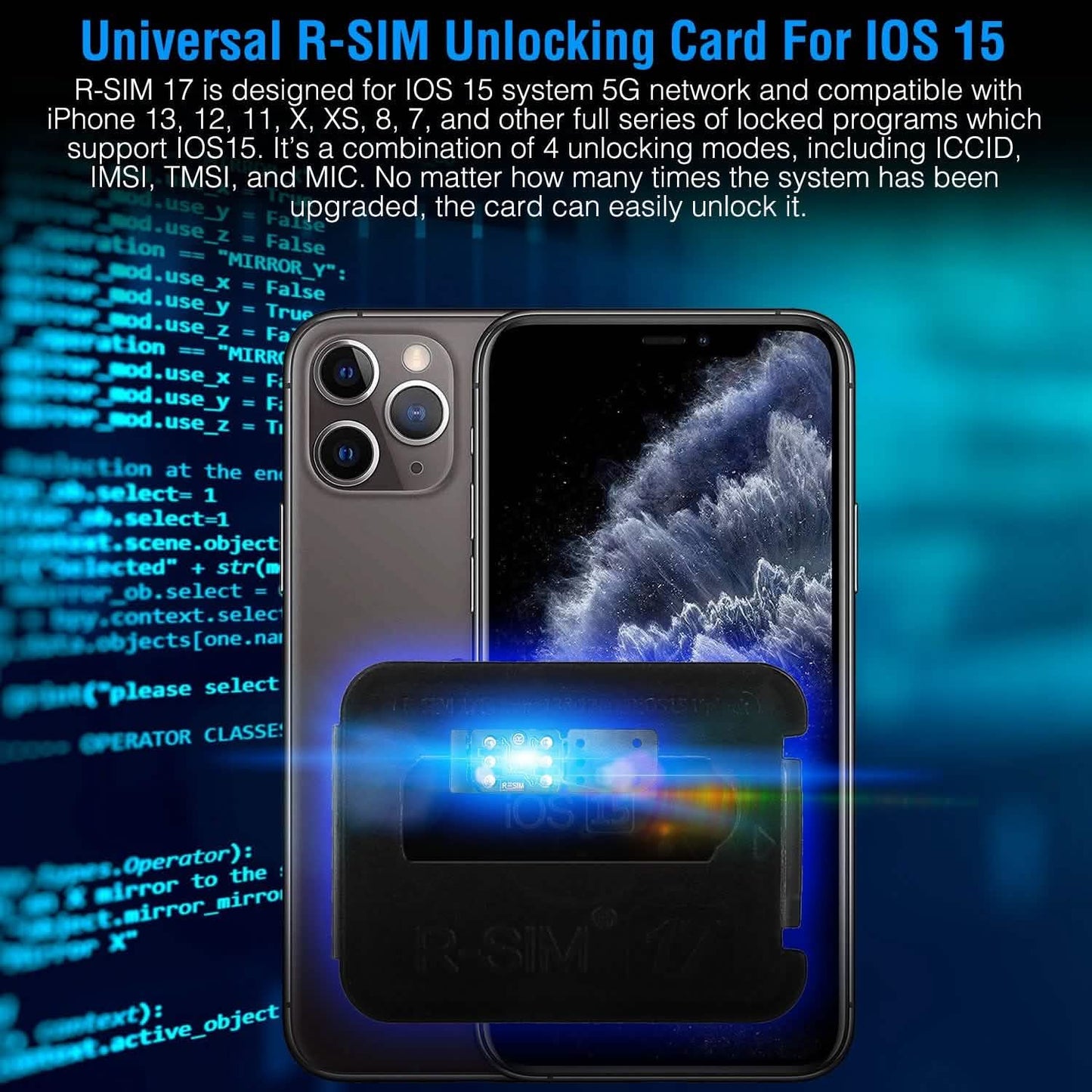R-SIM17 Nano Unlock RSIM Karte