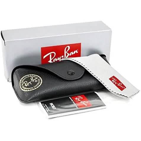Ray-Ban RB2168 METEOR Sonnenbrille für Damen und Herren + PFLEGE-SET mit Designer iWear Brillenpflege-Kit (Generalüberholt)