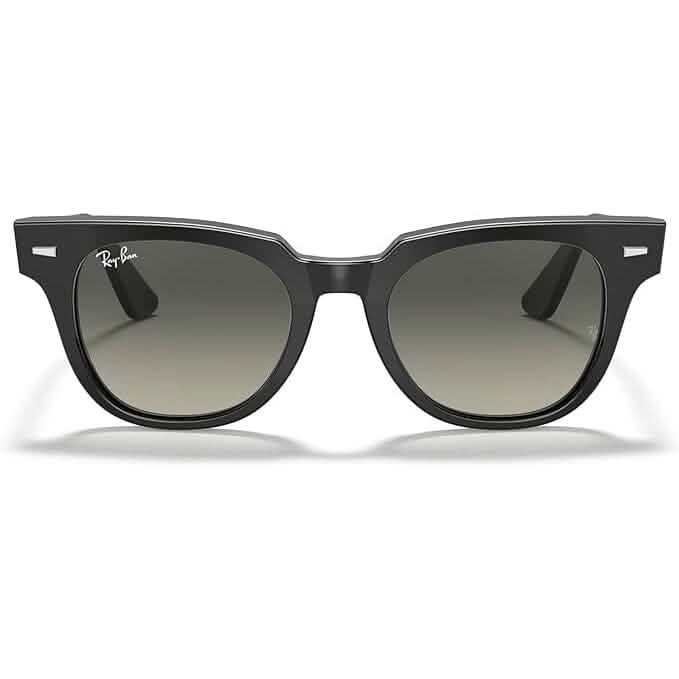 Ray-Ban RB2168 METEOR Sonnenbrille für Damen und Herren + PFLEGE-SET mit Designer iWear Brillenpflege-Kit (Generalüberholt)