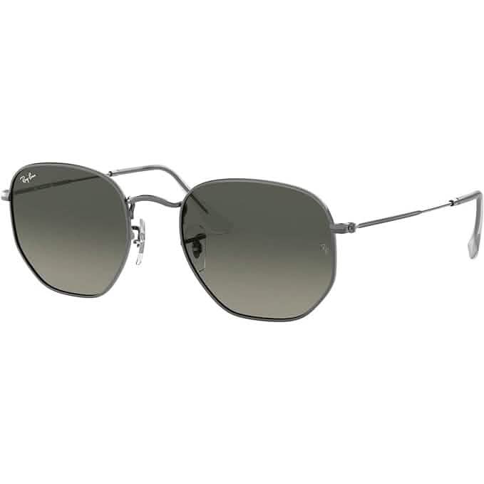 Ray-Ban Rb3548n Hexagonal Flat Lens Sonnenbrille (Generalüberholt)