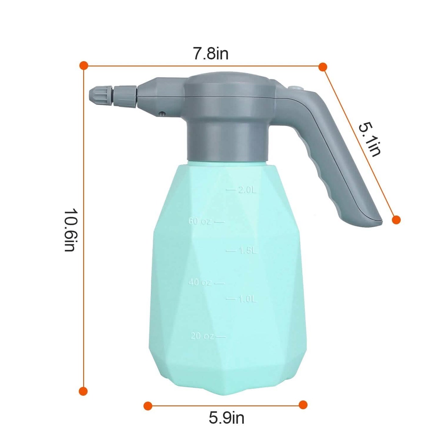 Wiederaufladbare elektrische automatische Sprühflasche für die Hand