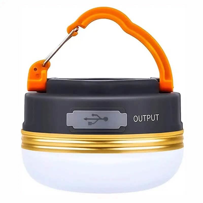 Wiederaufladbare LED-Campinglaterne mit Magnetfuß