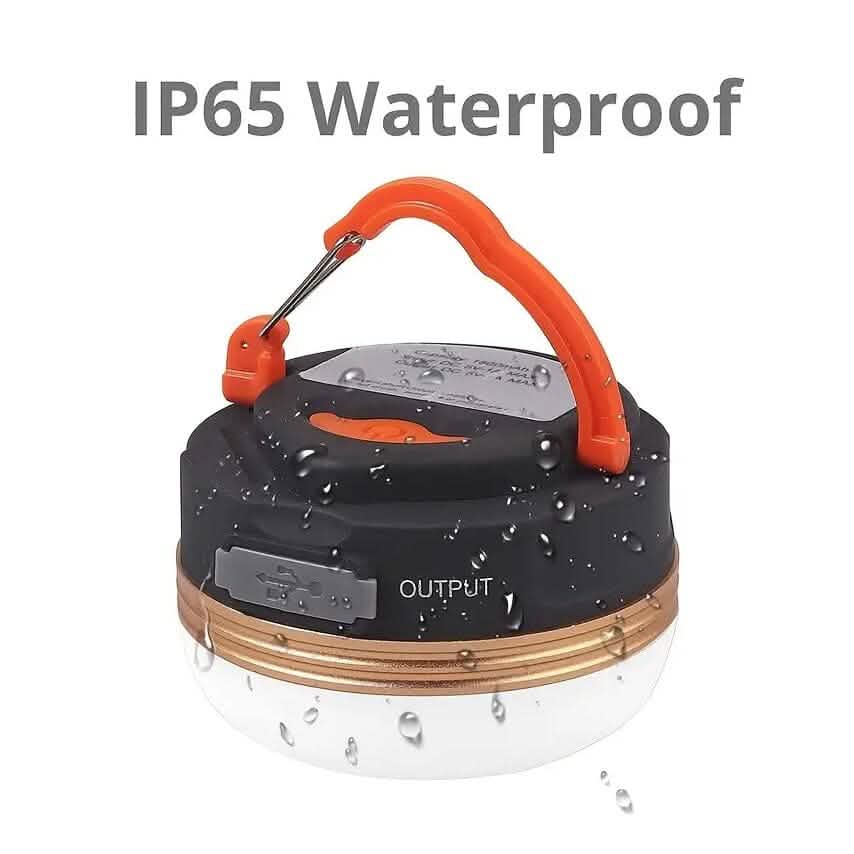 Wiederaufladbare LED-Campinglaterne mit Magnetfuß