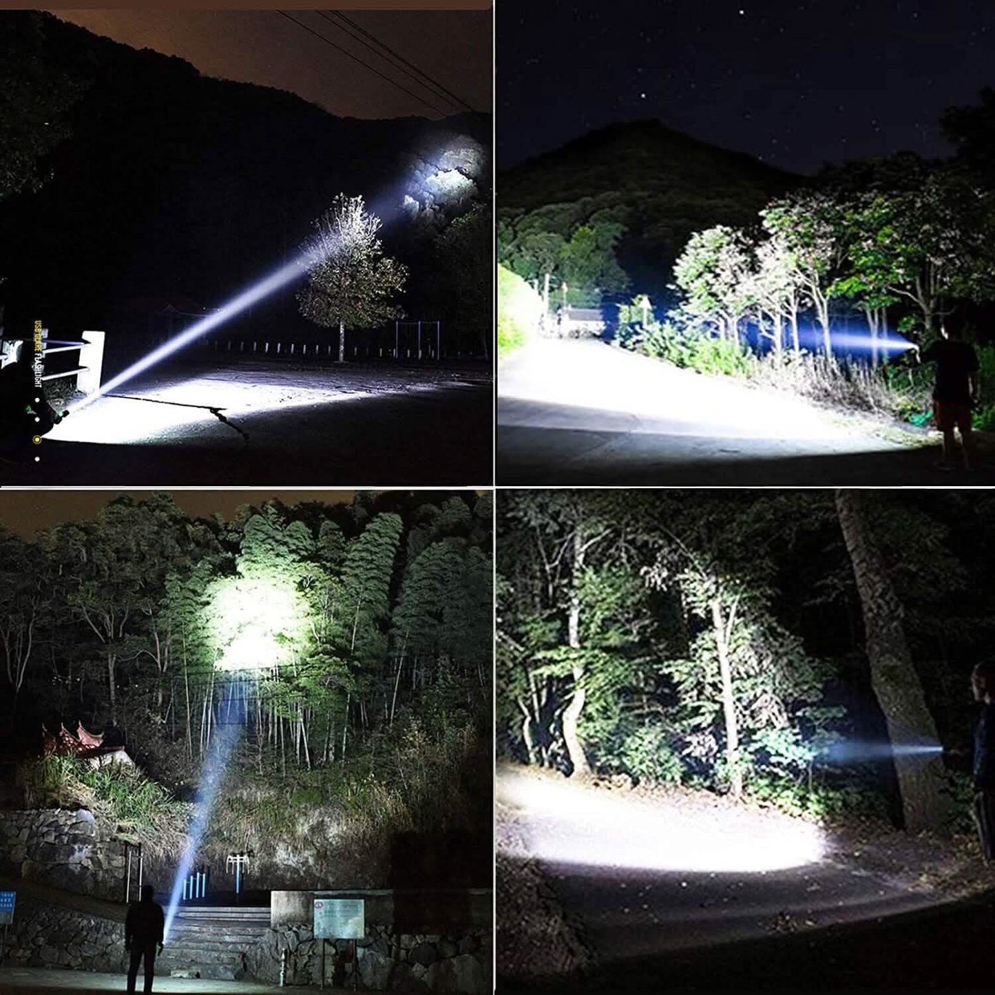Wiederaufladbare LED-Taschenlampen 90000 Lumen