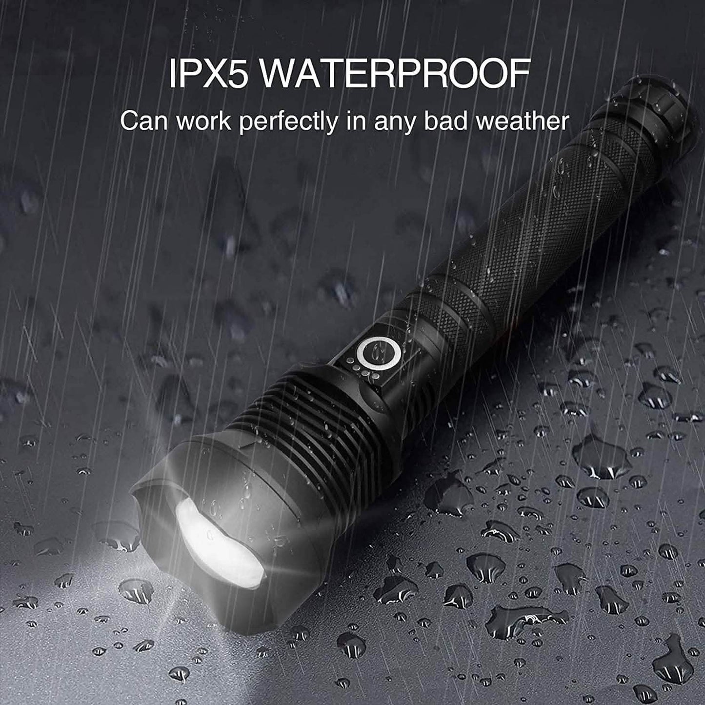 Wiederaufladbare LED-Taschenlampen 90000 Lumen