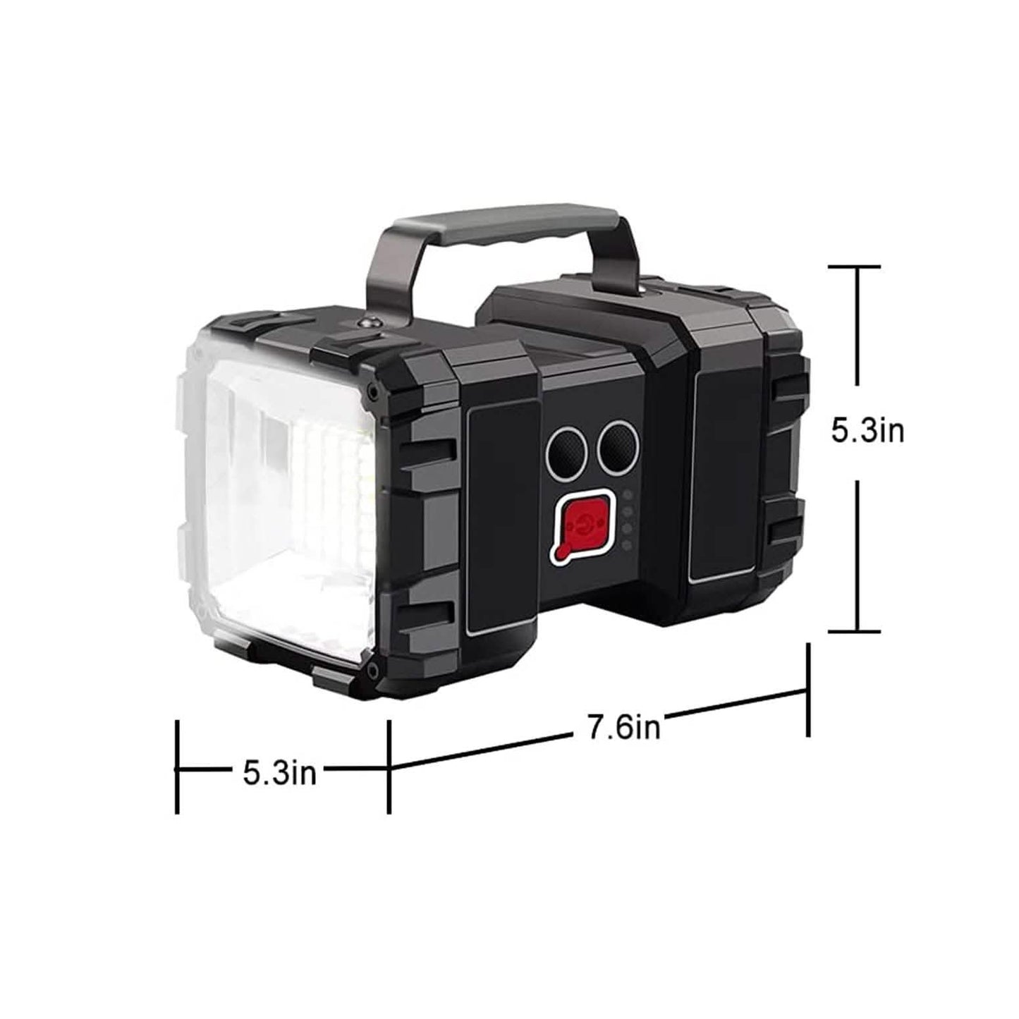 Wiederaufladbare LED-Scheinwerfer-Taschenlampe