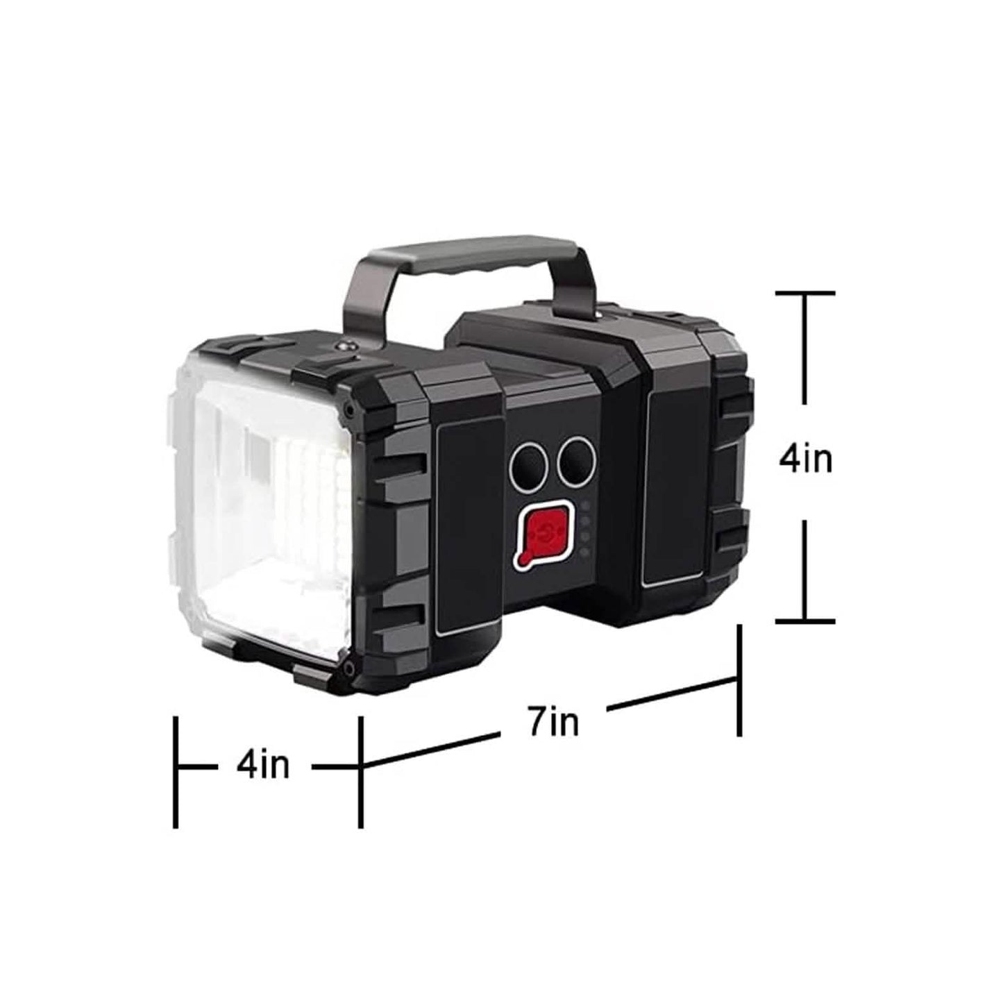 Wiederaufladbare LED-Scheinwerfer-Taschenlampe
