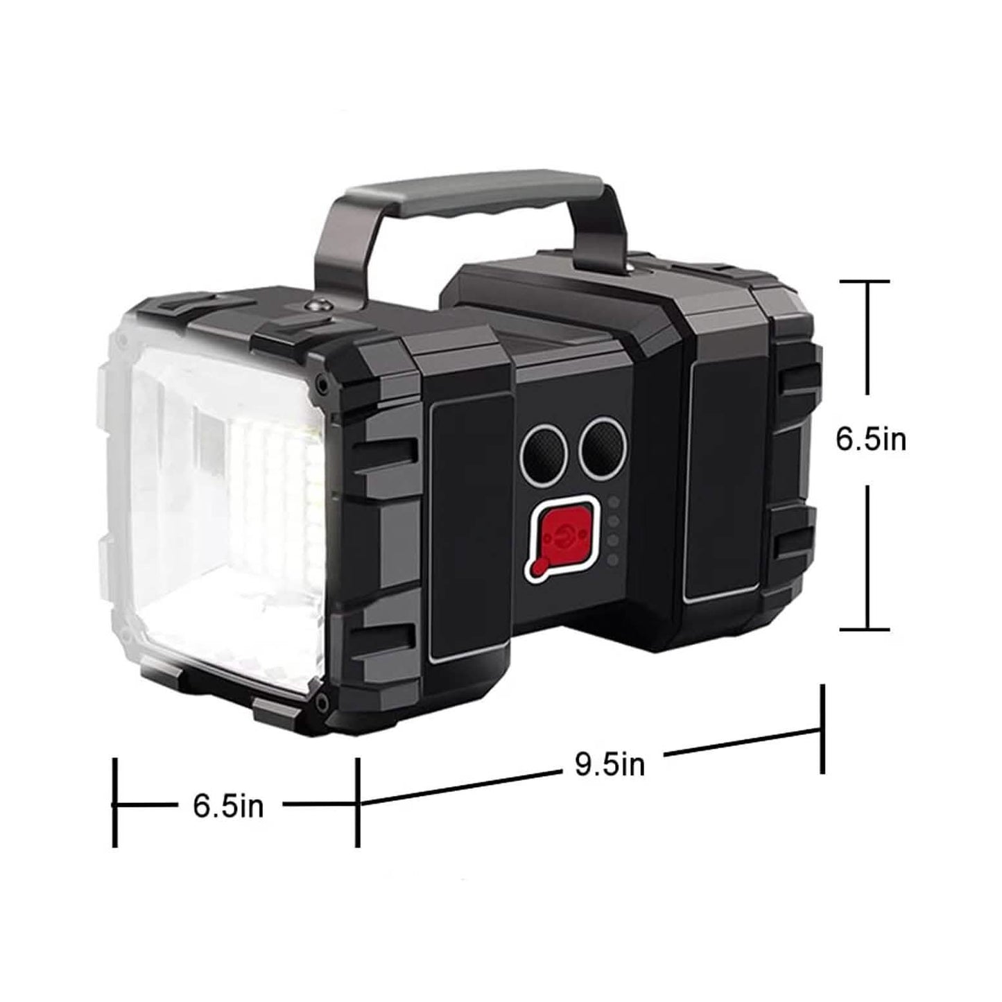 Wiederaufladbare LED-Scheinwerfer-Taschenlampe