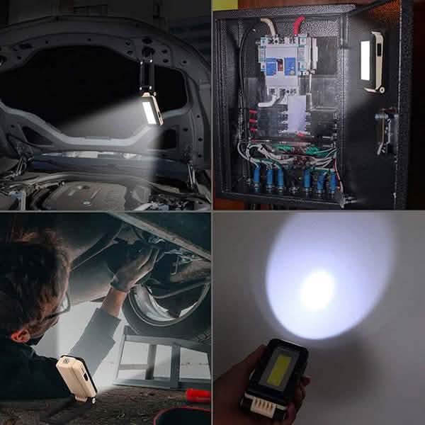 Wiederaufladbare magnetische, klappbare LED-Außenleuchte