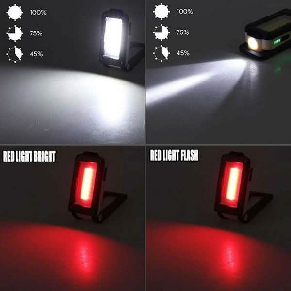 Wiederaufladbare magnetische, klappbare LED-Außenleuchte