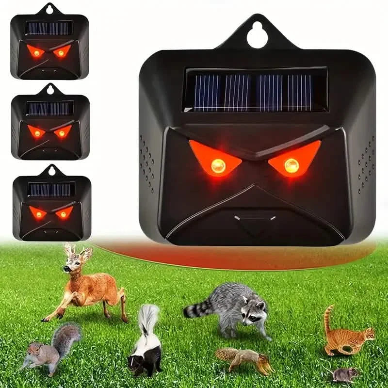 Rotes LED-Licht, wasserdicht, Raubtierabwehr für Gärten