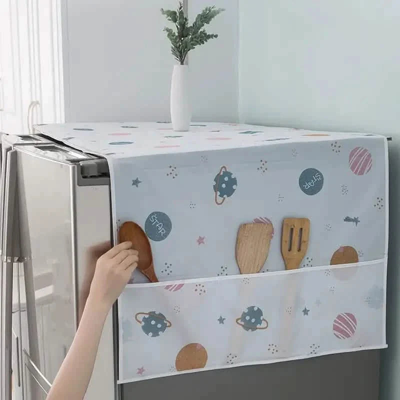 Staubschutzhüllen für Kühlschrank und Waschmaschine mit Taschen