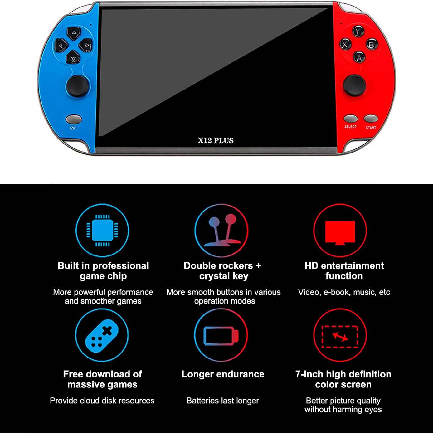 Retro-Handheld-Spielkonsole
