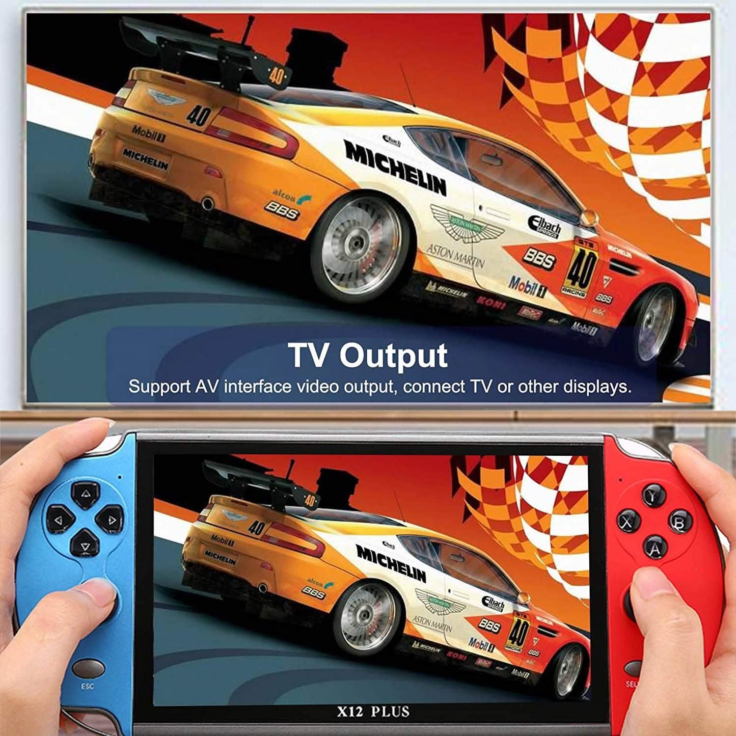 Retro-Handheld-Spielkonsole