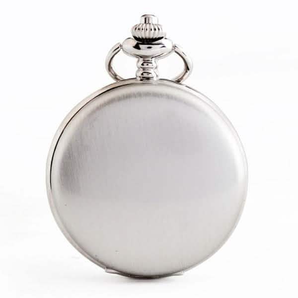 Retro Glatte Herren Taschenuhr mit Kette