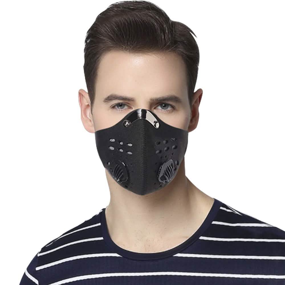 Wiederverwendbare staubdichte Maske mit 3 Filtern